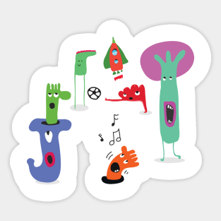 Monsters Sticker